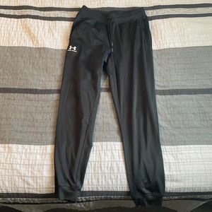 Mens Black Under Armour Sweatpants.